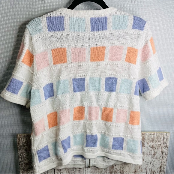 Christopher & Banks Colorblock Cardigan Size Large - Picture 4 of 6